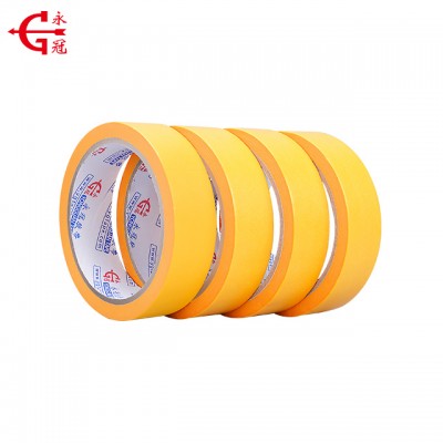 Colorful no residue general purpose crepe paper masking tape