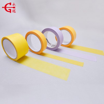 China manufactory different colors auto painting masking tape