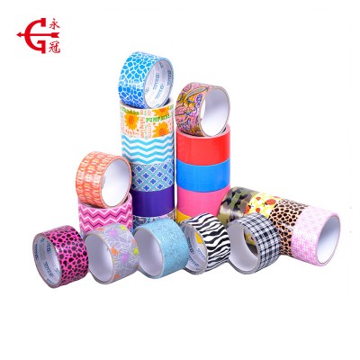 Wholesale colourful strong adhesive reinforced custom printing duck cloth duct tape