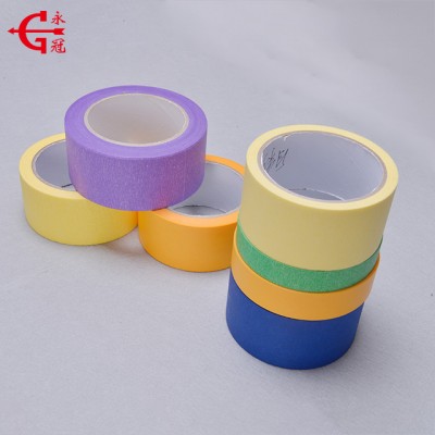 Custom wholesale colorful automatic masking tape jumbo roll