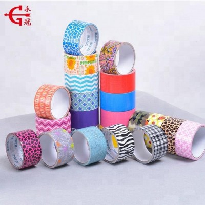 Offer print Custom rubber adhesive colorful decorative printed cloth duct tape