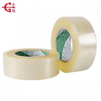 Wholesale acrylic adhesive packing jumbo roll bopp tear tape